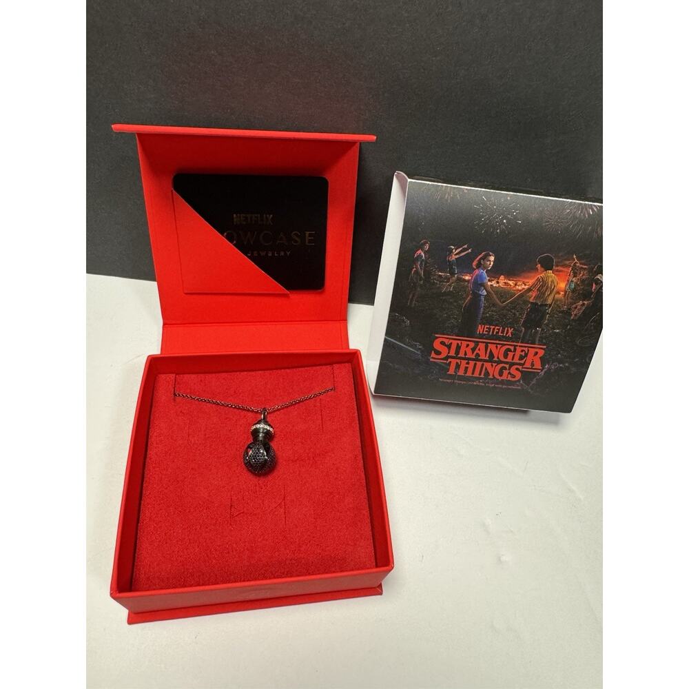NEW Stranger Things Opening Demogorgon Pendant Netflix Showcase Fine Jewelry